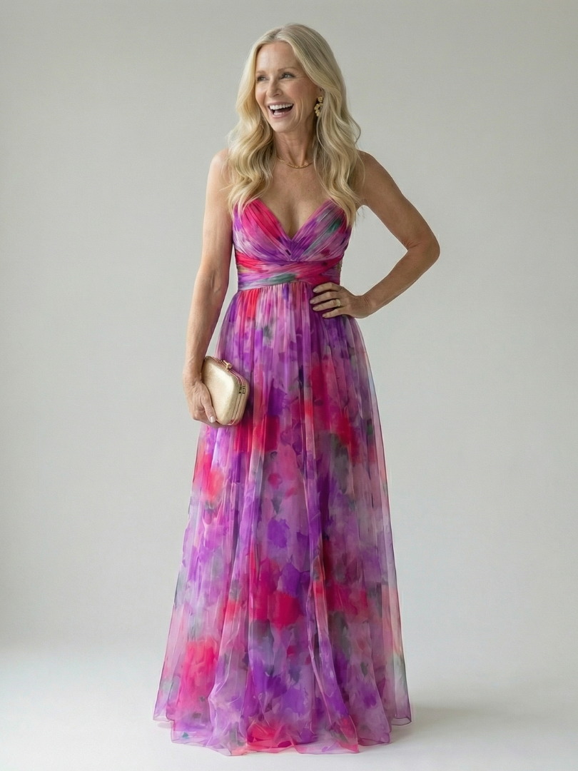 Valencia Sunset Maxi Dress