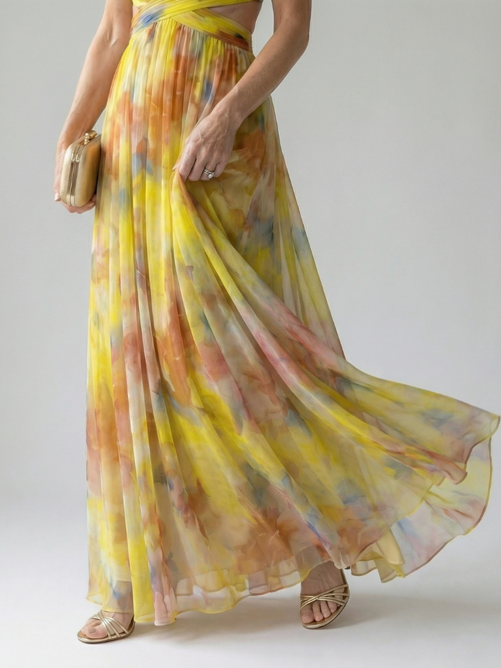 Valencia Sunset Maxi Dress